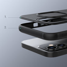 Заредете изображение във визуализатора на галерията – Nillkin Super Frosted Shield Case for iPhone 12 mini black - TopMag
