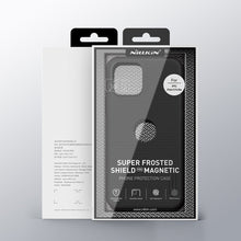 Заредете изображение във визуализатора на галерията – Nillkin Super Frosted Shield Case + kickstand for iPhone 12 Pro Max black - TopMag
