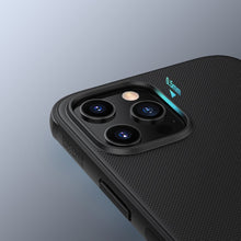 Заредете изображение във визуализатора на галерията – Nillkin Super Frosted Shield Case + kickstand for iPhone 12 Pro Max black - TopMag

