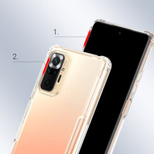 Заредете изображение във визуализатора на галерията – Nillkin Nature tpu case gel ultra slim cover for xiaomi redmi note 10 pro transparent - TopMag
