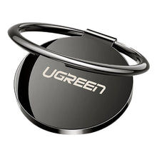 Заредете изображение във визуализатора на галерията – Ugreen self-adhesive ring holder phone stand black (LP133 30435) - TopMag
