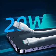 Заредете изображение във визуализатора на галерията – USB C - Lightning 20W 1.2m Cable Joyroom S-CL020A13 - White
