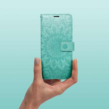 Заредете изображение във визуализатора на галерията – Forcell mezzo book case for iphone 14 plus ( 6.7 ) mandala green - TopMag
