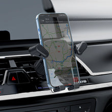 Заредете изображение във визуализатора на галерията – Borofone Car holder BH86 Crystal Ice to air vent black
