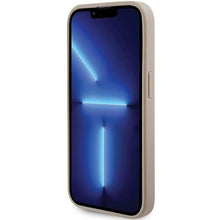 Заредете изображение във визуализатора на галерията – Guess Perforated 4G Glitter case for iPhone 15 Pro - gold
