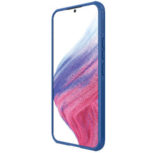 Заредете изображение във визуализатора на галерията – Nillkin Super Frosted Shield Pro Case for Samsung Galaxy A54 5G Armor Case + Phone Stand Blue
