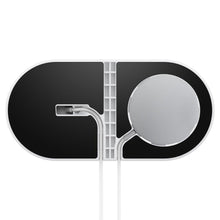 Заредете изображение във визуализатора на галерията – SPIGEN MAGFIT DUO APPLE MAGSAFE &amp; APPLE WATCH CHARGER STAND BLACK - TopMag
