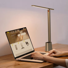 Заредете изображение във визуализатора на галерията – Baseus Smart Eye wireless LED desk lamp with battery 2200 mAh gray (DGZG-0G) - TopMag
