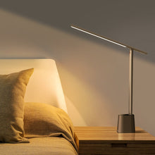 Заредете изображение във визуализатора на галерията – Baseus Smart Eye wireless LED desk lamp with battery 2200 mAh gray (DGZG-0G) - TopMag
