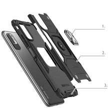 Заредете изображение във визуализатора на галерията – Wozinsky Ring Armor Case Kickstand Tough Rugged Cover for Xiaomi Redmi Note 10 5G pink - TopMag
