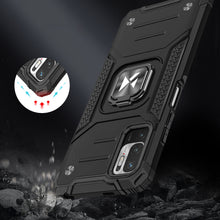 Заредете изображение във визуализатора на галерията – Wozinsky Ring Armor Case Kickstand Tough Rugged Cover for Xiaomi Redmi Note 10 5G pink - TopMag
