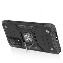Заредете изображение във визуализатора на галерията – Wozinsky Ring Armor Case Kickstand Tough Rugged Cover for Samsung Galaxy A72 4G black - TopMag
