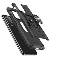 Заредете изображение във визуализатора на галерията – Wozinsky Ring Armor Case Kickstand Tough Rugged Cover for Samsung Galaxy A52s 5G / A52 5G / A52 4G black - TopMag
