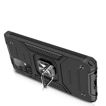 Заредете изображение във визуализатора на галерията – Wozinsky Ring Armor Case Kickstand Tough Rugged Cover for Samsung Galaxy A52s 5G / A52 5G / A52 4G black - TopMag
