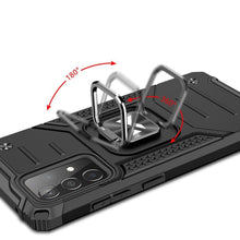 Заредете изображение във визуализатора на галерията – Wozinsky Ring Armor Case Kickstand Tough Rugged Cover for Samsung Galaxy A52s 5G / A52 5G / A52 4G black - TopMag

