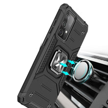 Заредете изображение във визуализатора на галерията – Wozinsky Ring Armor Case Kickstand Tough Rugged Cover for Samsung Galaxy A52s 5G / A52 5G / A52 4G black - TopMag
