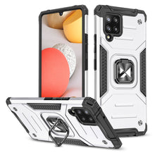 Заредете изображение във визуализатора на галерията – Wozinsky Ring Armor Case Kickstand Tough Rugged Cover for Samsung Galaxy A42 5G silver - TopMag
