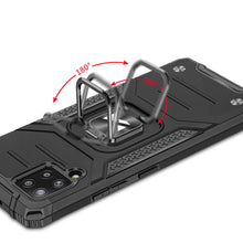 Заредете изображение във визуализатора на галерията – Wozinsky Ring Armor Case Kickstand Tough Rugged Cover for Samsung Galaxy A42 5G silver - TopMag

