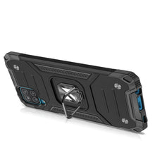 Заредете изображение във визуализатора на галерията – Wozinsky Ring Armor Case Kickstand Tough Rugged Cover for Samsung Galaxy A12 / Galaxy M12 black - TopMag
