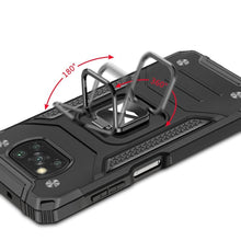 Заредете изображение във визуализатора на галерията – Wozinsky Ring Armor Case Kickstand Tough Rugged Cover for Samsung Galaxy A02s EU blue - TopMag
