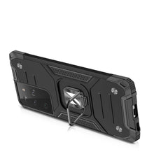Заредете изображение във визуализатора на галерията – Wozinsky Ring Armor Case Kickstand Tough Rugged Cover for Samsung Galaxy S21 Ultra 5G silver - TopMag
