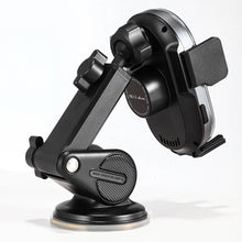 Заредете изображение във визуализатора на галерията – Joyroom car holder with 15W inductive charger for dashboard black (JR-ZS299)
