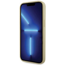 Заредете изображение във визуализатора на галерията – Original Case GUESS Rhinestone Triangle hardcase GUHCP14XHDGTPD for Iphone 14 Pro Max gold
