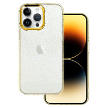 Заредете изображение във визуализатора на галерията – Tel Protect Gold Glitter Case for Iphone 14 Pro Max gold
