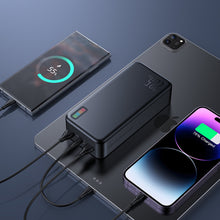 Заредете изображение във визуализатора на галерията – Joyroom powerbank 30000mAh Dazzling Series 22.5W black (QP196)
