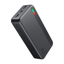 Заредете изображение във визуализатора на галерията – Joyroom power bank 30000mAh Dazzling Series 12W black (JR-T018)
