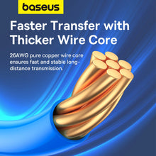 Заредете изображение във визуализатора на галерията – Baseus High Speed ​​Cat 6 RJ-45 1000Mb/s Ethernet cable 12m flat - black
