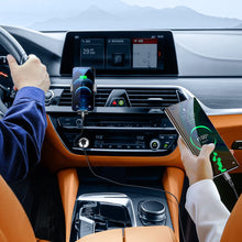Заредете изображение във визуализатора на галерията – Joyroom mini dual port USB Type C / USB 20 W 5 A smart car charger Power Delivery Quick Charge 3.0 AFC SCP blue (C-A45) - TopMag
