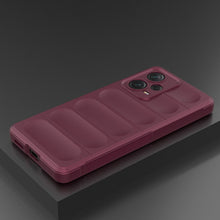 Заредете изображение във визуализатора на галерията – Magic Shield Case for Xiaomi Redmi Note 12 Pro+ flexible armored cover burgundy
