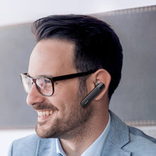 Заредете изображение във визуализатора на галерията – Joyroom Headset Single Wireless Bluetooth 5.0 Earphone for Car black (JR-B01) - TopMag
