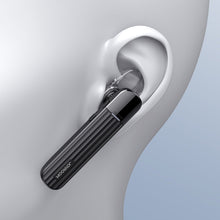Заредете изображение във визуализатора на галерията – Joyroom Headset Single Wireless Bluetooth 5.0 Earphone for Car black (JR-B01) - TopMag
