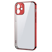 Заредете изображение във визуализатора на галерията – Joyroom New Beauty Series ultra thin case with electroplated frame for iPhone 12 red (JR-BP742) - TopMag
