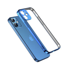 Заредете изображение във визуализатора на галерията – Joyroom New Beauty Series ultra thin case with electroplated frame for iPhone 12 Pro Max golden (JR-BP744) - TopMag
