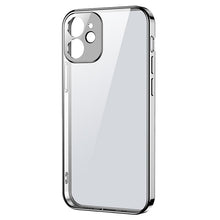 Заредете изображение във визуализатора на галерията – Joyroom New Beauty Series ultra thin case with electroplated frame for iPhone 12 Pro Max silver (JR-BP744) - TopMag
