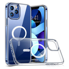 Заредете изображение във визуализатора на галерията – Joyroom Michael Series durable magnetic case for iPhone 12 Pro Max (MagSafe compatible) transparent (JR-BP748) - TopMag
