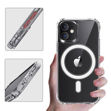Заредете изображение във визуализатора на галерията – Joyroom Michael Series durable magnetic case for iPhone 12 Pro Max (MagSafe compatible) transparent (JR-BP748) - TopMag
