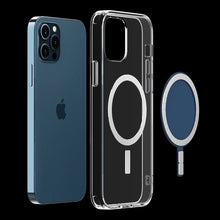 Заредете изображение във визуализатора на галерията – Joyroom Michael Series durable magnetic case for iPhone 12 Pro Max (MagSafe compatible) transparent (JR-BP748) - TopMag
