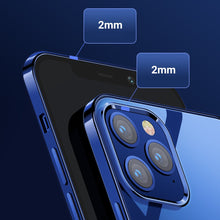 Заредете изображение във визуализатора на галерията – Joyroom New Beautiful Series ultra thin case with electroplated frame for iPhone 12 mini black (JR-BP794) - TopMag

