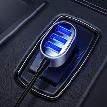 Заредете изображение във визуализатора на галерията – Joyroom fast car charger 5x USB 6.2 A with extension cable black (JR-CL03) - TopMag
