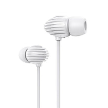 Заредете изображение във визуализатора на галерията – Joyroom in-ear earphones 3.5mm mini jack with remote and microphone white (JR-EL112) - TopMag
