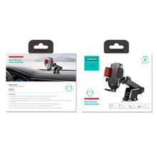 Заредете изображение във визуализатора на галерията – Joyroom car phone holder with telescopic extendable arm for dashboard and windshield black (JR-OK3) - TopMag
