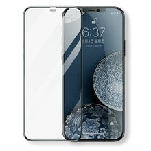 Заредете изображение във визуализатора на галерията – Joyroom Knight Series 2,5D full screen ceramics tempered glass for iPhone 12 mini black (JR-PF610) - TopMag
