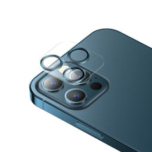 Заредете изображение във визуализатора на галерията – Joyroom Shining Series full lens protector camera tempered glass for iPhone 12 blue (JR-PF687) - TopMag
