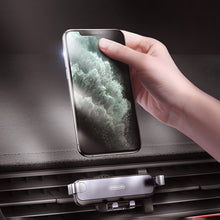 Заредете изображение във визуализатора на галерията – Joyroom gravity car mount phone holder for air vent black (JR-ZS211) - TopMag
