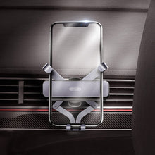 Заредете изображение във визуализатора на галерията – Joyroom gravity car mount phone holder for air vent gray (JR-ZS211) - TopMag
