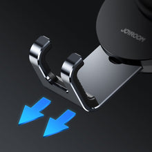 Заредете изображение във визуализатора на галерията – Joyroom Qi wireless 15 W car charger gravity phone holder (dashboard) gray (JR-ZS212) - TopMag
